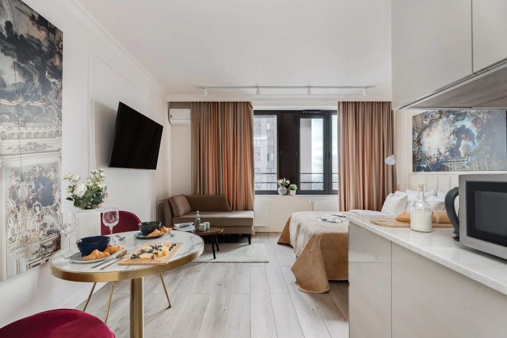 Апартаменты SMART LOFTS | Renaissance | Вид с 42 этажа | Бизнес-класс у метро Дмитровская — фото