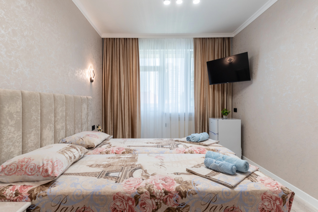 Двухместный номер Standard с балконом и с красивым видом из окна 2 отдельные кровати в Гостевой дом