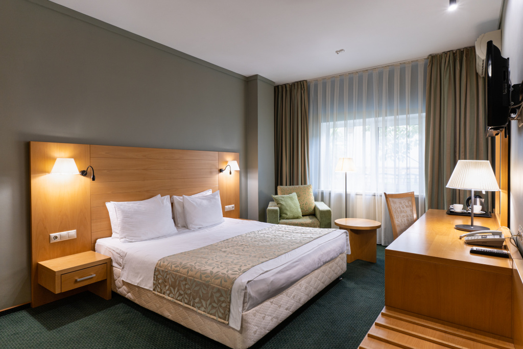 Biznes Hotel Evraziya Room Type - Atrium Double room full double bed