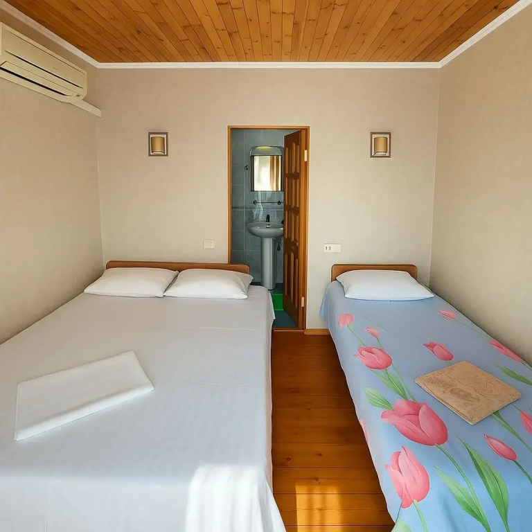 Standard Triple room with balcony and with view (full double bed and single bed)