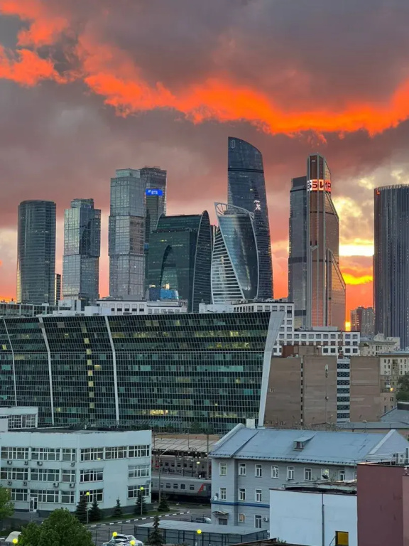 Квартира Двухкомнатная с Красивым видом на набережную и "Москва сити" — фото