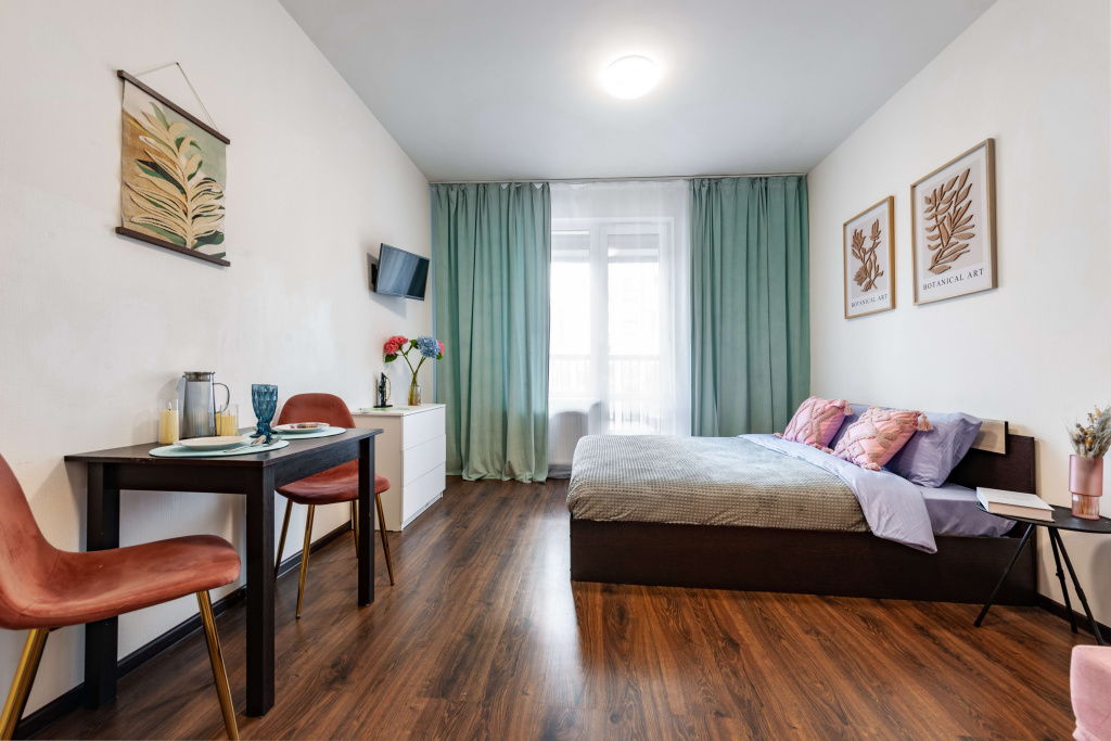 Квартира ApartMe Железнодорожный проспект, 3-местная студия — фото