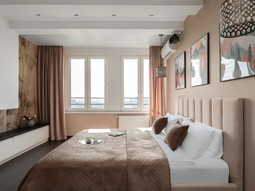 Отель Апартаменты SMART LOFTS | Casablanca | Вид с 30 этажа на всю Москву | ЖК бизнес-класса в Москве