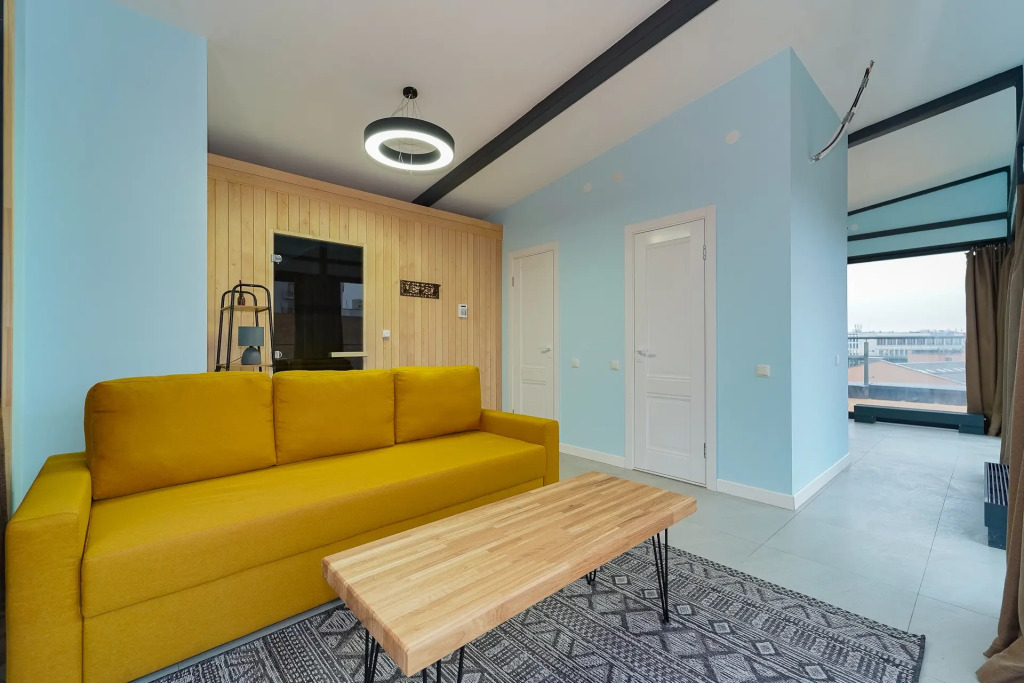 Апартаменты Superior с 3 комнатами с балконом в Апарт-отель Residence Graphite