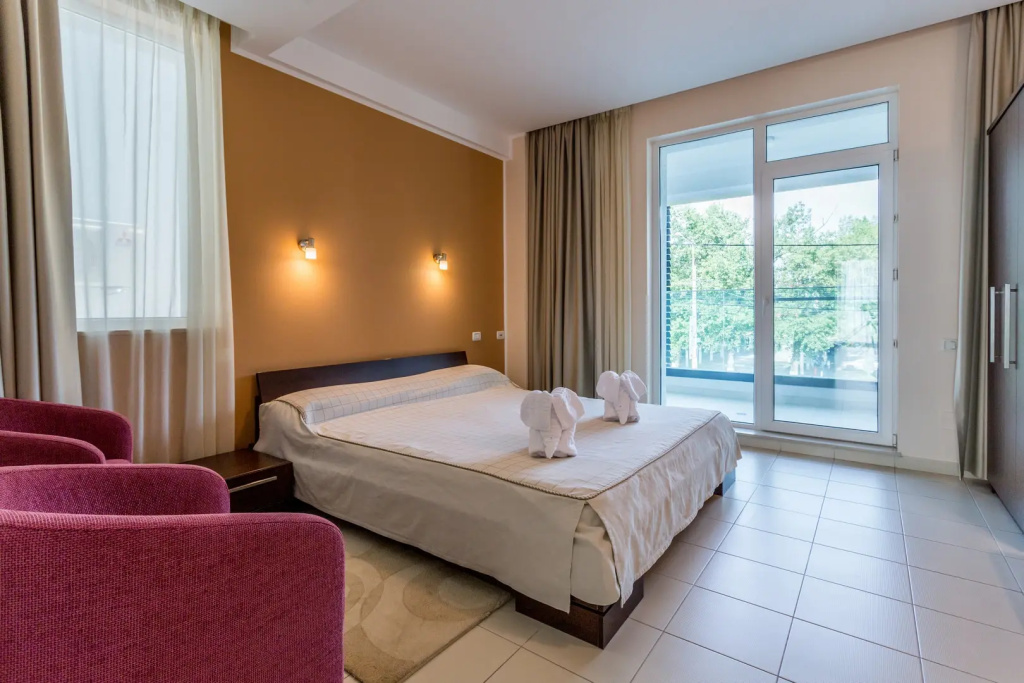 Standard Double room with balcony and with city view (full double bed)