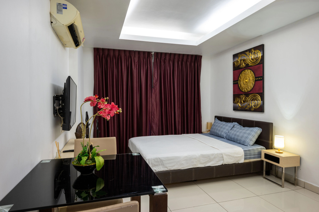 Студия Deluxe с балконом в Апарт-отель C-View Residence by Apartwell