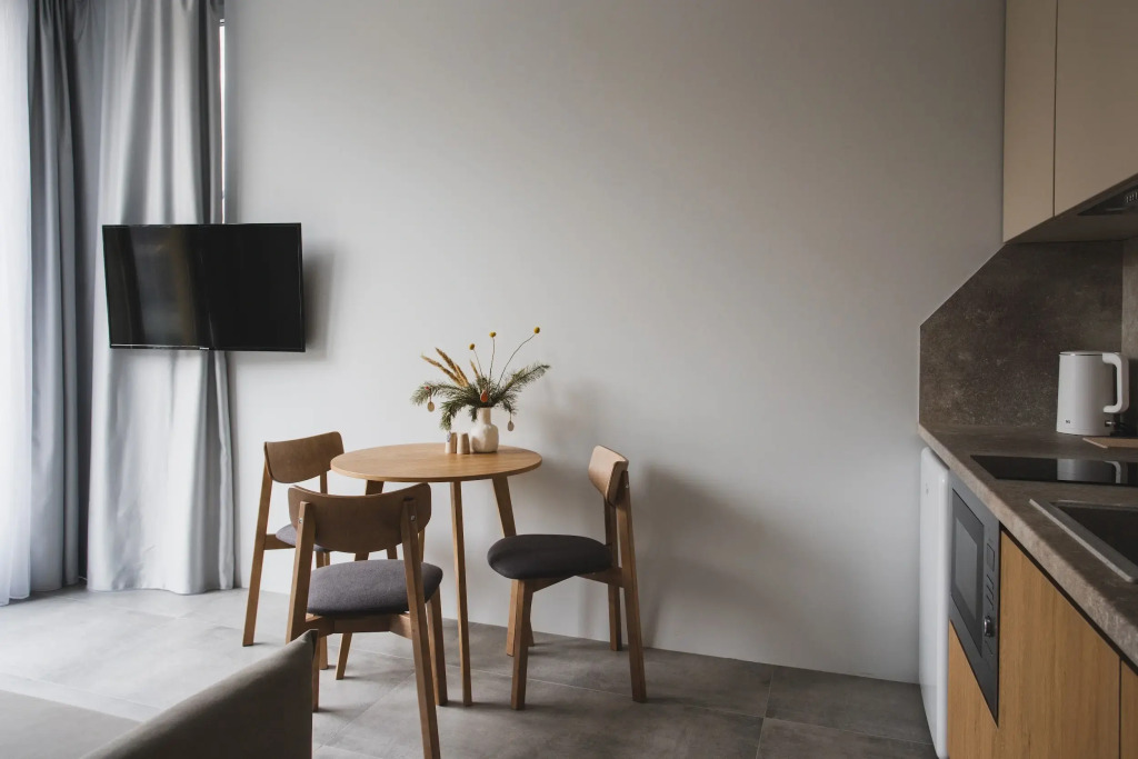 Двухместный номер Classic с красивым видом из окна двуспальная кровать в Куб Грин