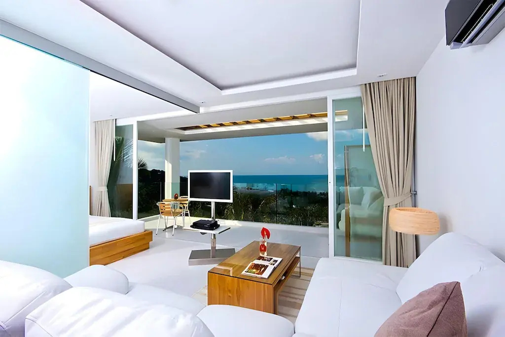 1 Bedroom Penthouse Double Suite with balcony and with sea view (full double bed)