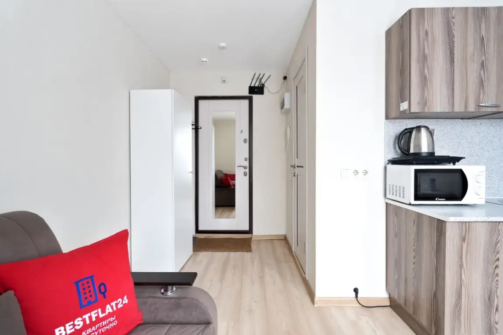 Отель Апартаменты Стандартные с Видом на Город BestFlat24 Селигерская в Москве