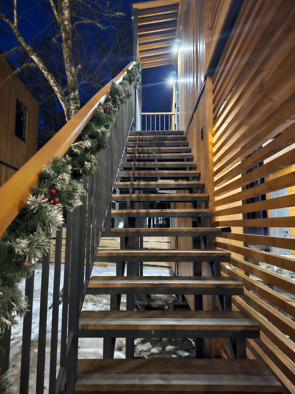 Люкс с 2 комнатами с балконом в Sherwood Arkhyz chalet