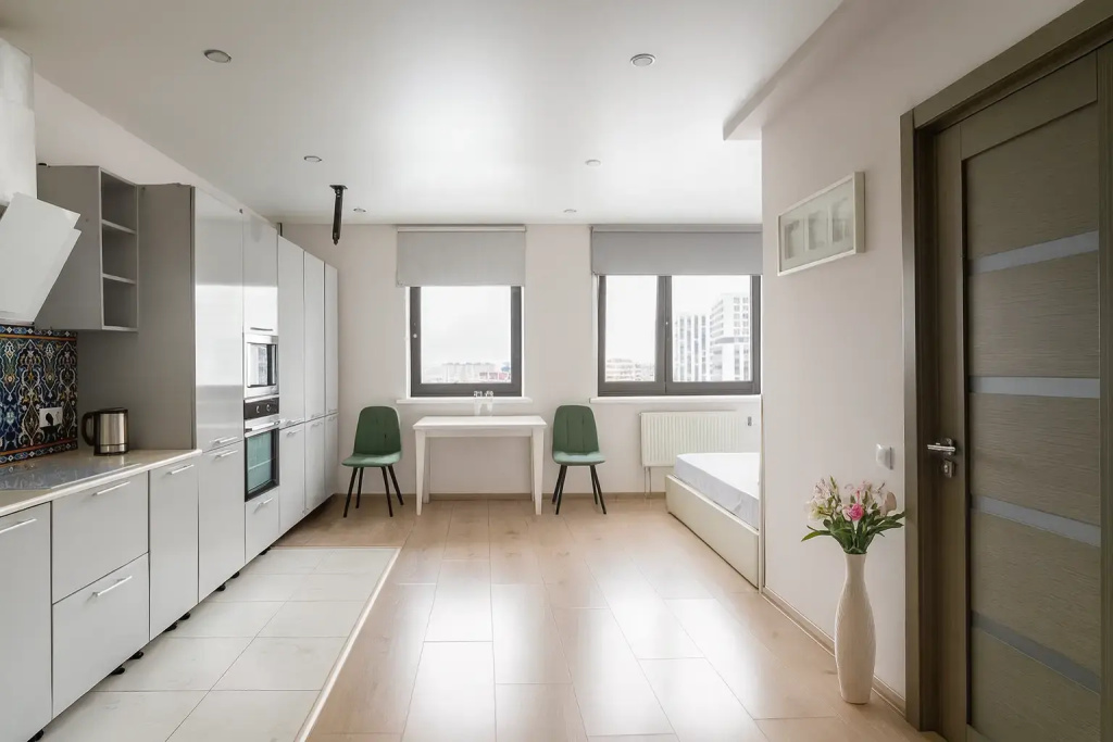 Апартаменты с Видом на Город BestFlat24 White Башня Кит — фото