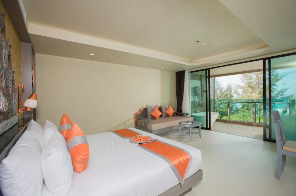 Maikhao Palm Beach Resort Room Type - Deluxe Double or Twin Room with Sea View