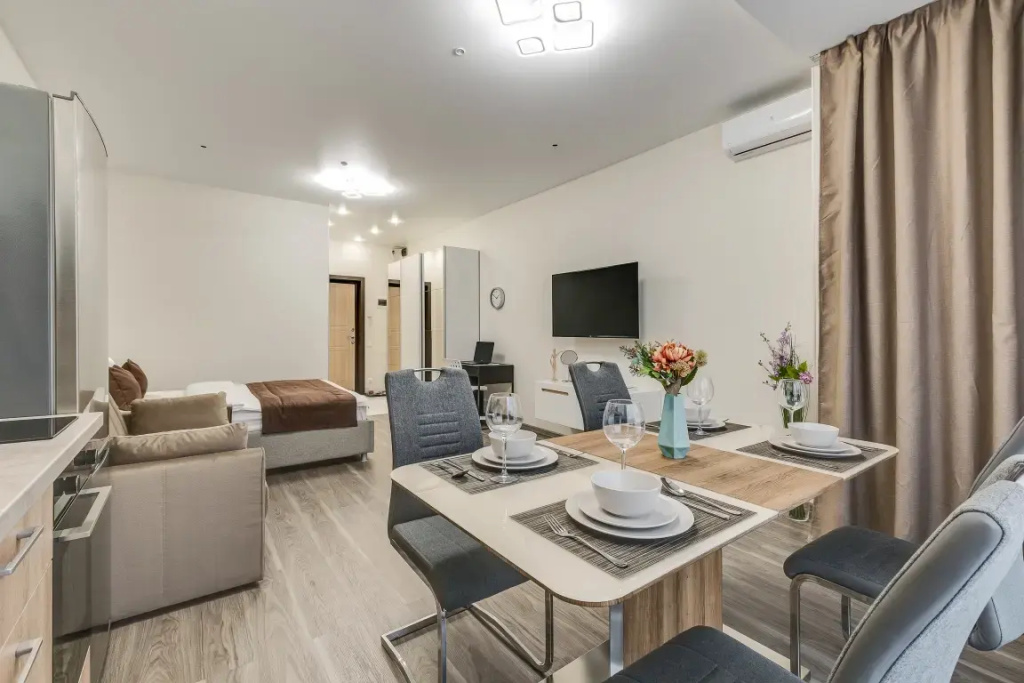 Отель Апартаменты Делюкс с Красивым Видом Business Apartments в Москве