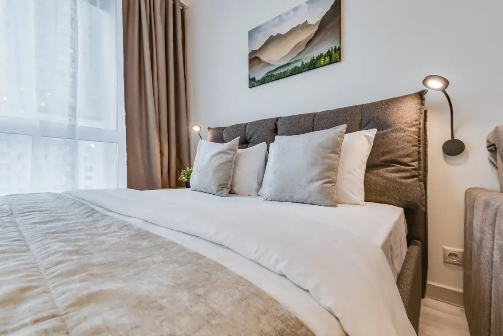 Отель Апартаменты с Видом на Город Business apartments в Москве