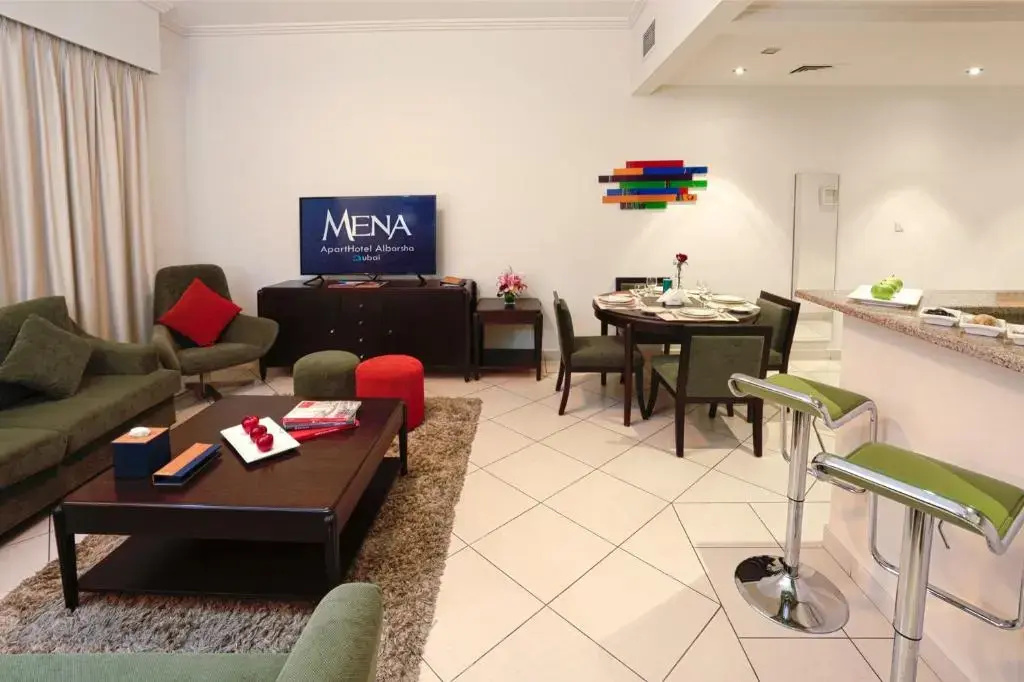Апартаменты с 2 комнатами в Mena Aparthotel Albarsha