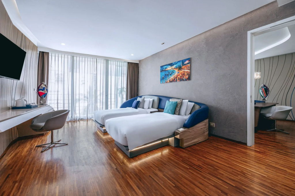 Hotel Baraquda Heeton Pattaya by Compass Hospitality - Chambres