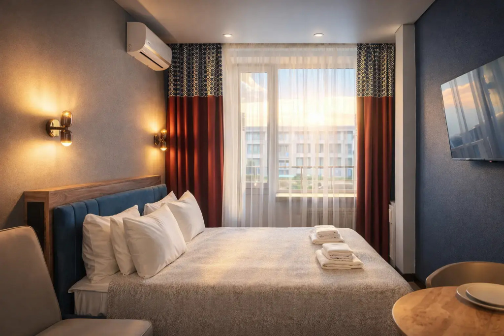 Comfort Quadruple Apartment with balcony and with view