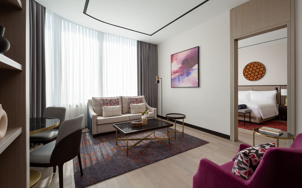 Двухместный люкс Club Lounge Access двуспальная кровать в InterContinental Tashkent, an IHG Hotel