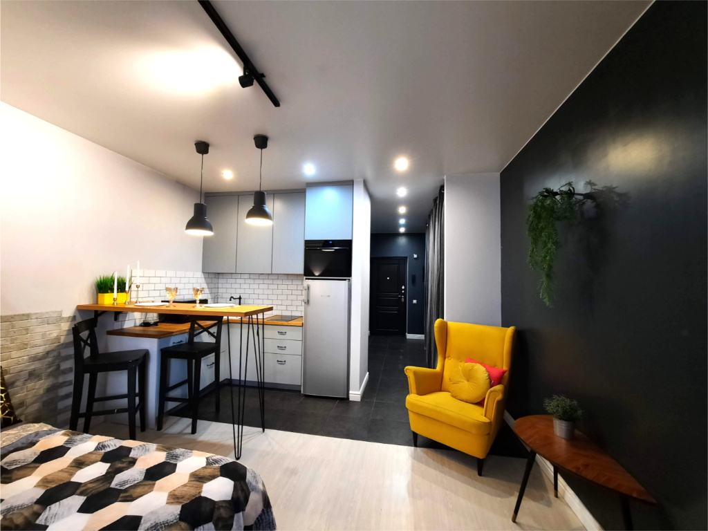 Квартира The Loft Уютная Студия у Метро Новокосино — фото