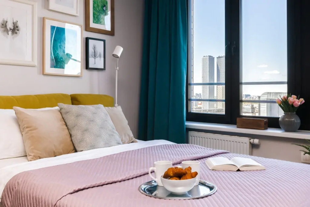 Апартаменты SMART LOFTS | Aquamarine | Вид с 24 этажа на закат | ЖК бизнес-класса — фото
