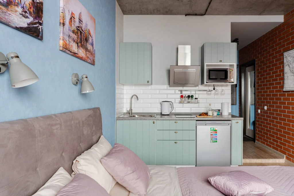 Апартаменты SMART LOFTS | Navy | 25 этаж с видом | ЖК бизнес-класса рядом с метро — фото