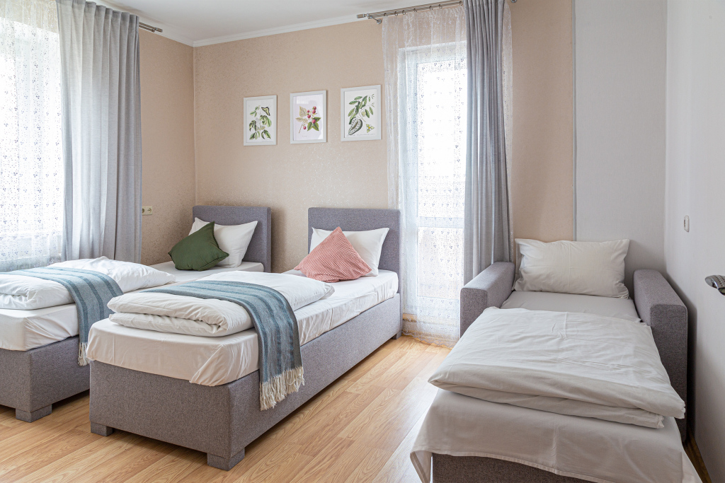 Номер Economy с видом на город 2 отдельные кровати в Гостевой дом Easy Coliving Nordy Homes