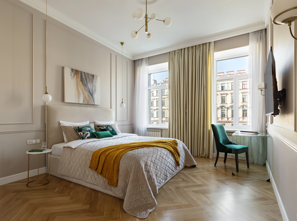 Апартаменты Bird Nest 80 кв.м с Балконом и Видом на Набережную Канала Грибоедова — фото