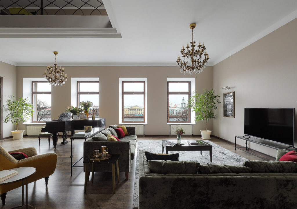 Апартаменты Minin Apartments с видом на Неву 270 кв.м.: фото 2