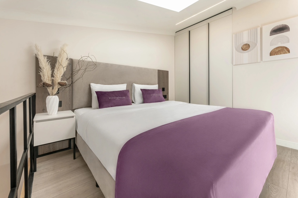 Premium Double Attic Studio with balcony (full double bed)