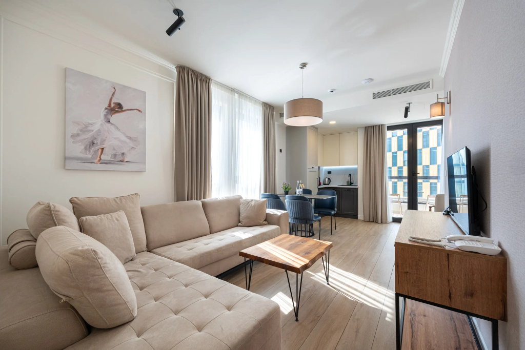 Double Junior Suite with balcony and with sea view (full double bed)