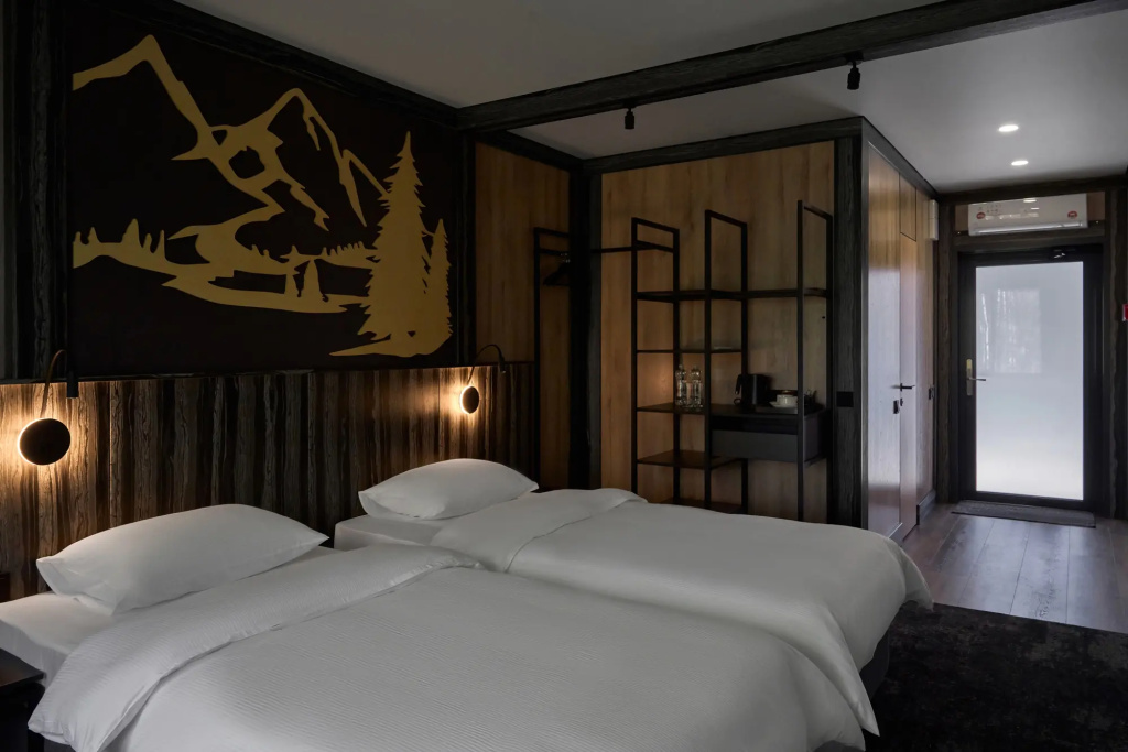 1 Bedroom Standard Double room with mountain view (twin beds)