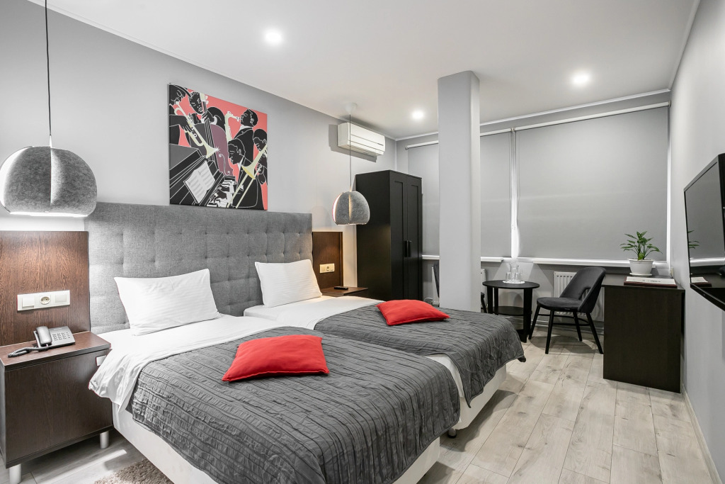 Двухместный номер Standard 2 отдельные кровати в Design-hotel Tchaikovsky