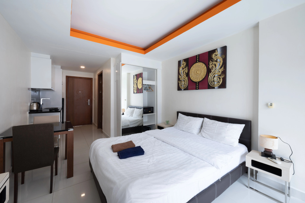 Студия с балконом в Апарт-отель C-View Residence by Apartwell