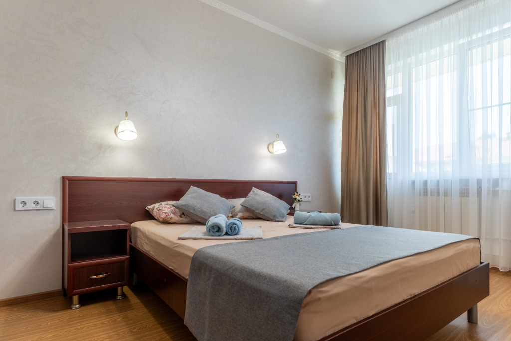 Двухместный номер Standard с балконом и с красивым видом из окна двуспальная кровать в Гостевой дом