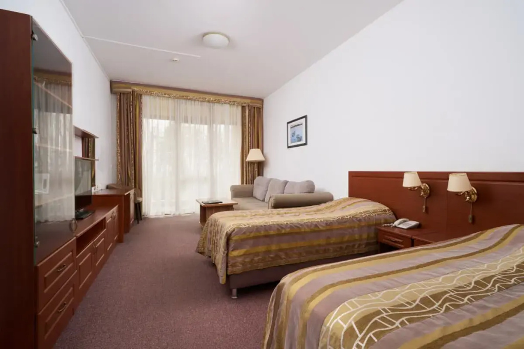 Superior building 3 Double room with balcony and with park view (twin beds)