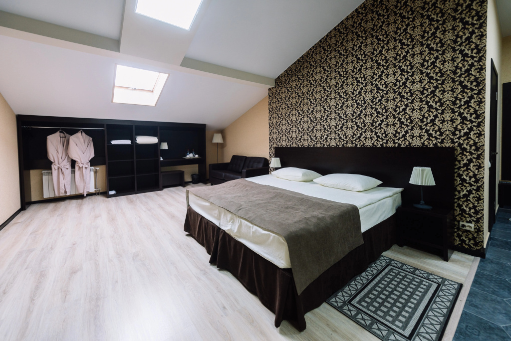 West Hotel Room Type - Deluxe Double Attic room full double bed