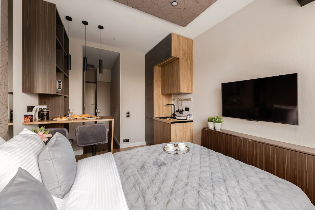 Отель Апартаменты SMART LOFTS | Craft | Метро, МЦК, МЦД в 10 мин. пешком | Новый ЖК в Москве