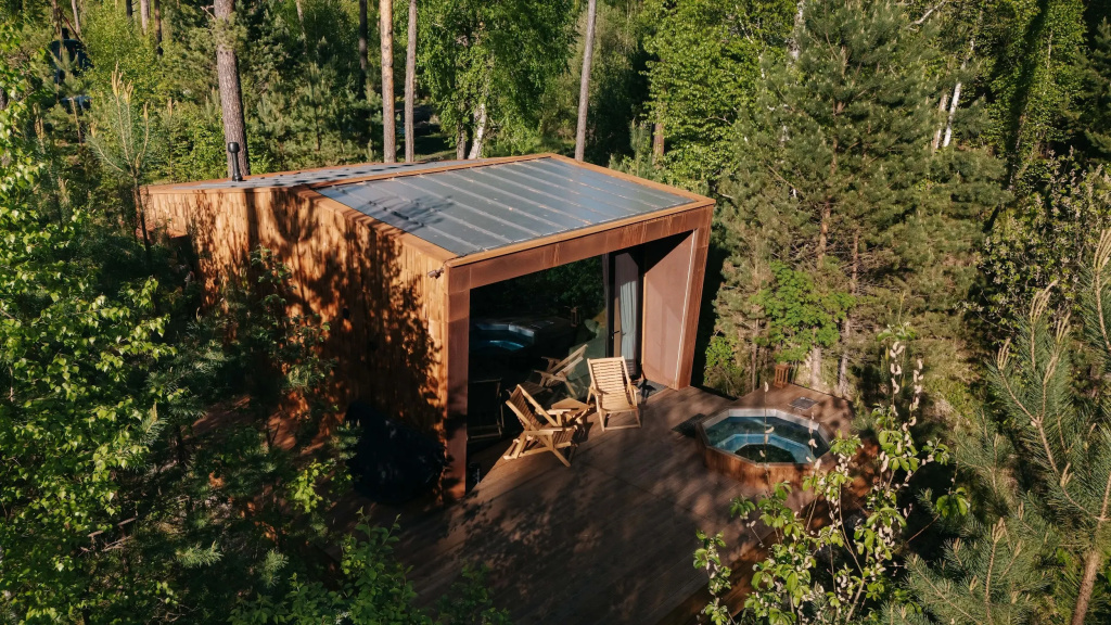 Panoramic with terrace Double House with mountain view (full double bed)