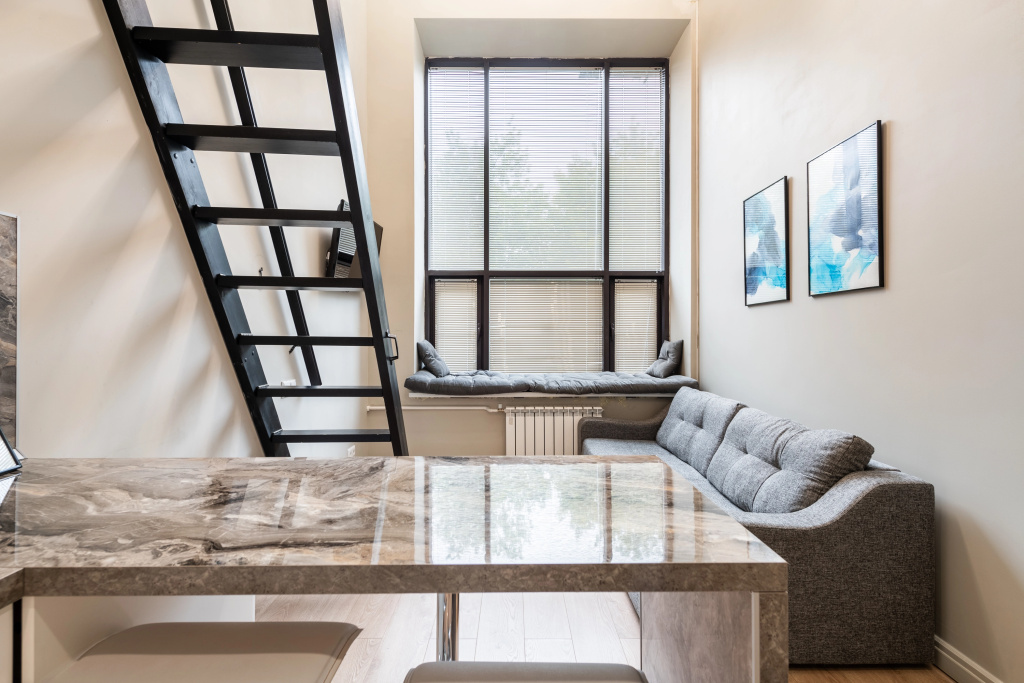 Квартира 1-комнатная квартира 38м² на 1/3 этаже — фото