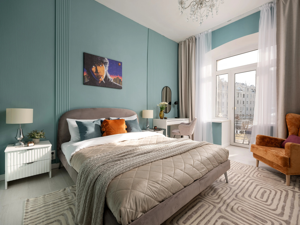Отель Квартира GM Apartments c Панорамным Видом на Арбат и Высотку Мид в Москве