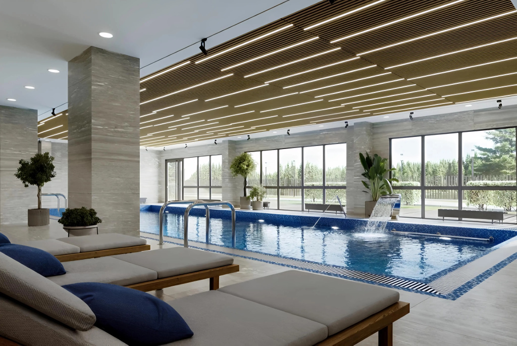 Апартаменты Студия у Финского Залива в Комплексе со spa-зоной — фото