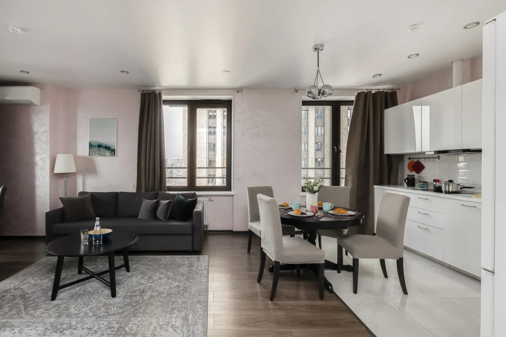 Апартаменты SMART LOFTS | Siesta | С отдельной спальней | ЖК бизнес-класса рядом с метро — фото