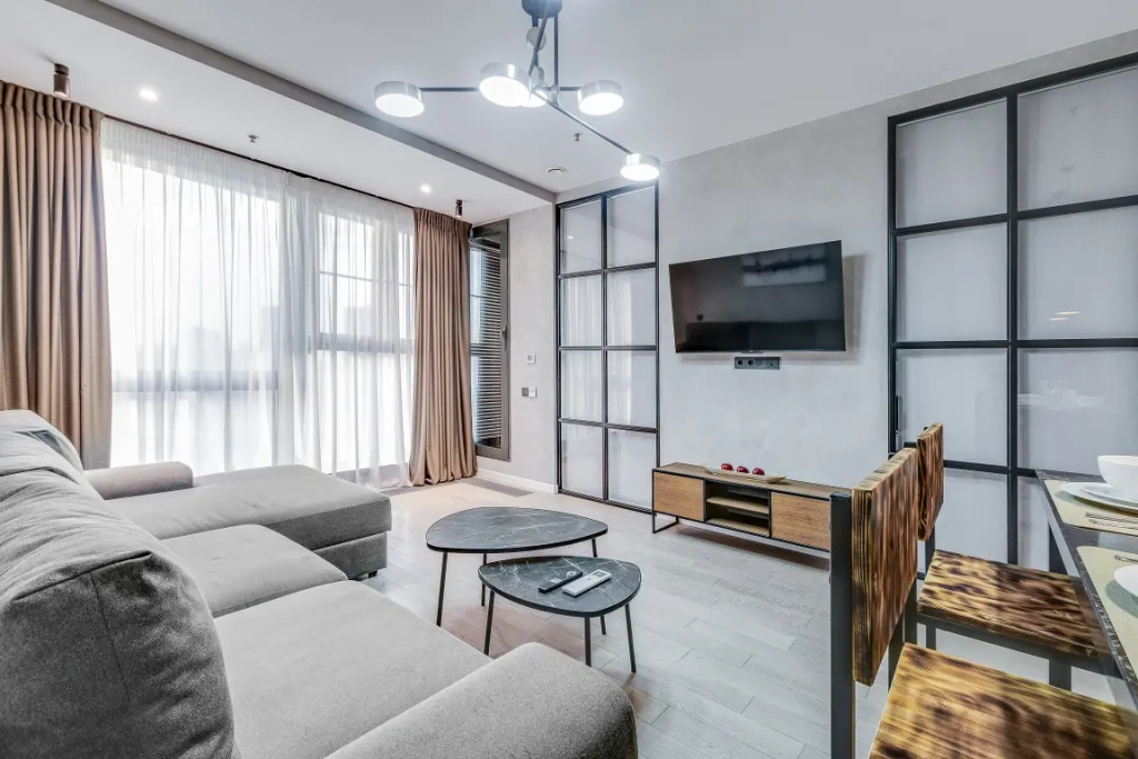 Апартаменты Двухкомнатные Премиум с Красивым Видом Business Apartments — фото
