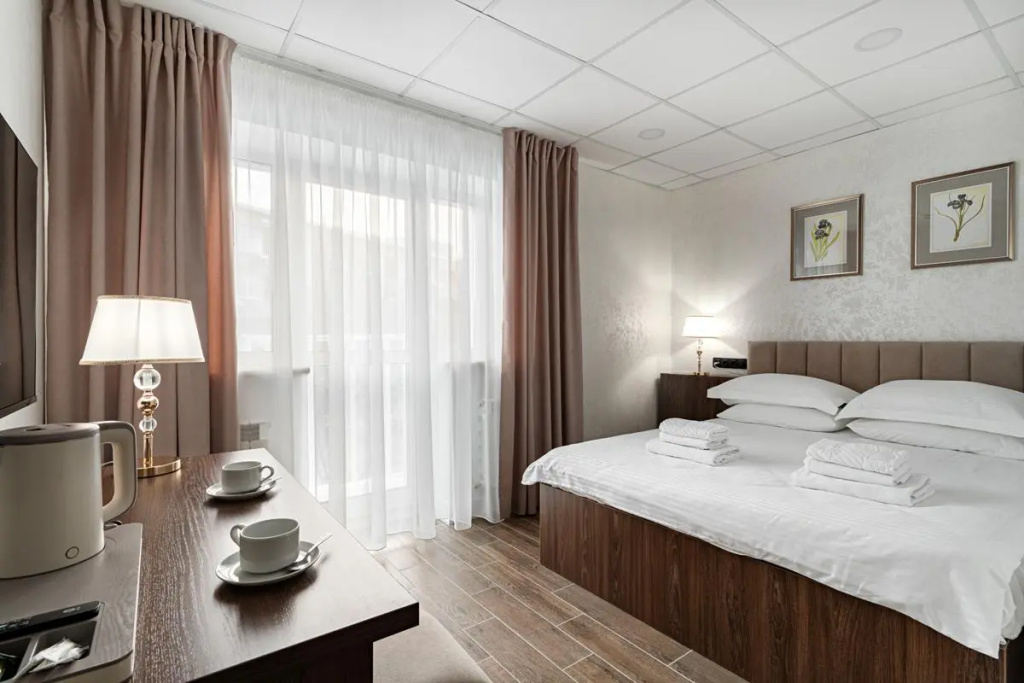Volzhskaya Gavan Hotel Room Type - Standard Double room full double bed