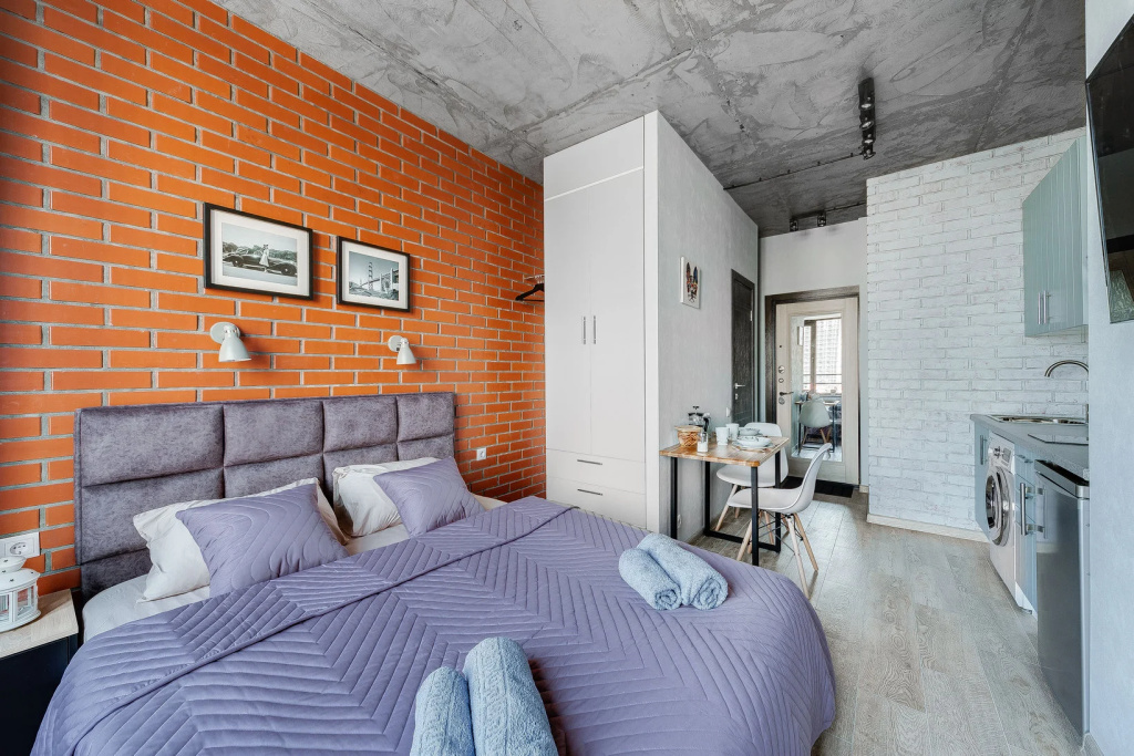 Апартаменты SMART LOFTS | Chocolate | Вид с 25 этажа | ЖК бизнес-класса рядом с метро — фото