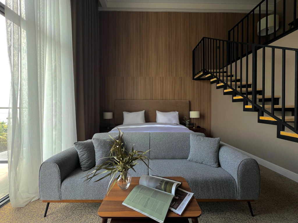 Полулюкс Дуплекс с балконом и с красивым видом из окна в Ashamta Hotel&SPA Afon
