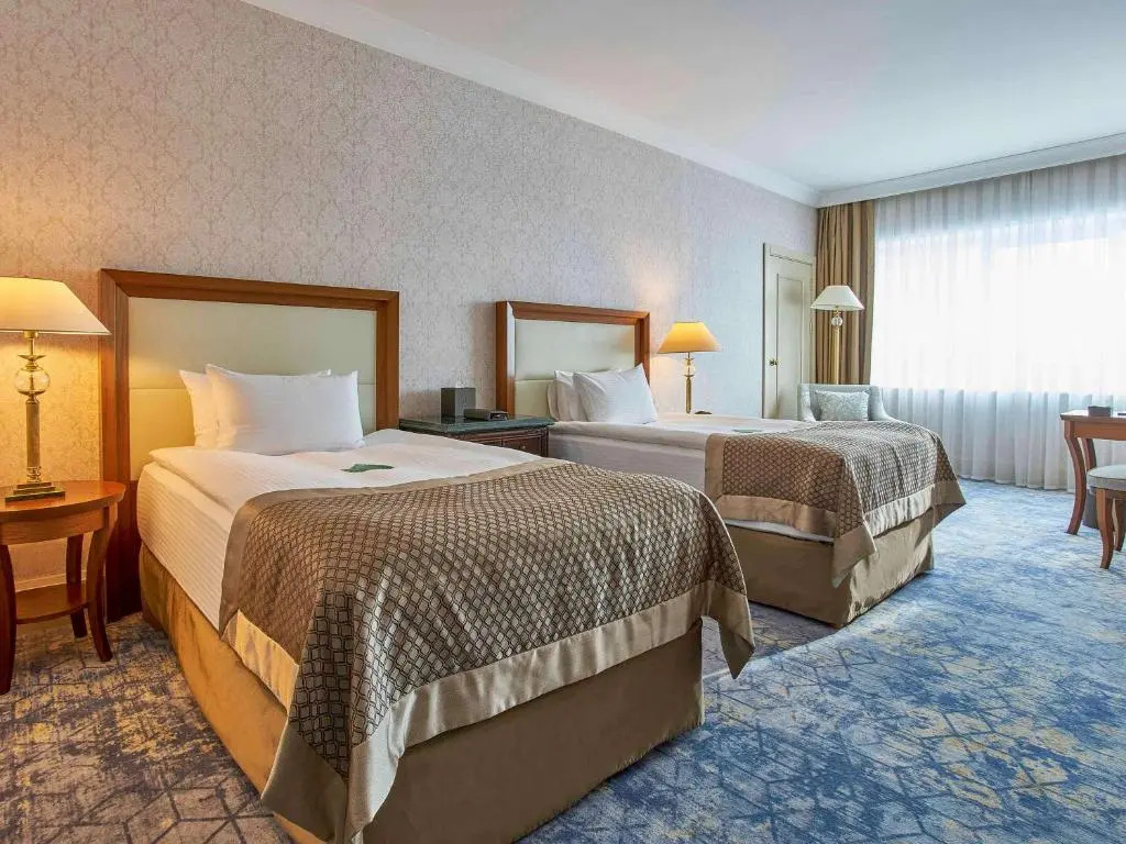 Двухместный номер Deluxe с видом на город 2 отдельные кровати в Rixos President Astana