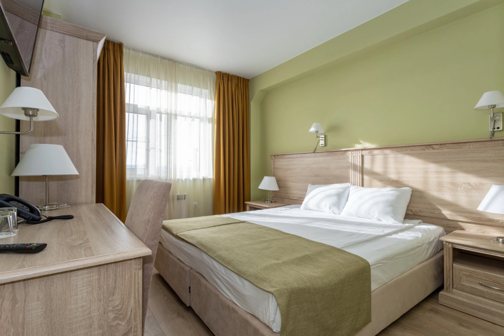 Arsen'ev Hotel Room Type - Standard (Green building) Double room full double bed