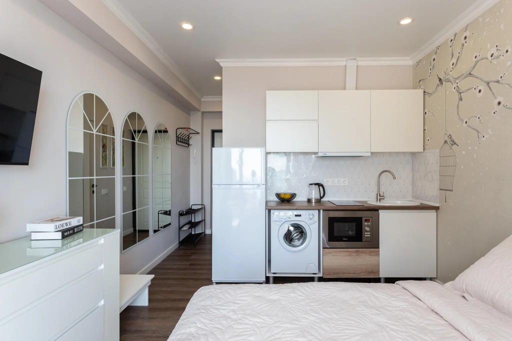 Квартира уютная с балконом и видом на море Каравелла 246 - фото 16