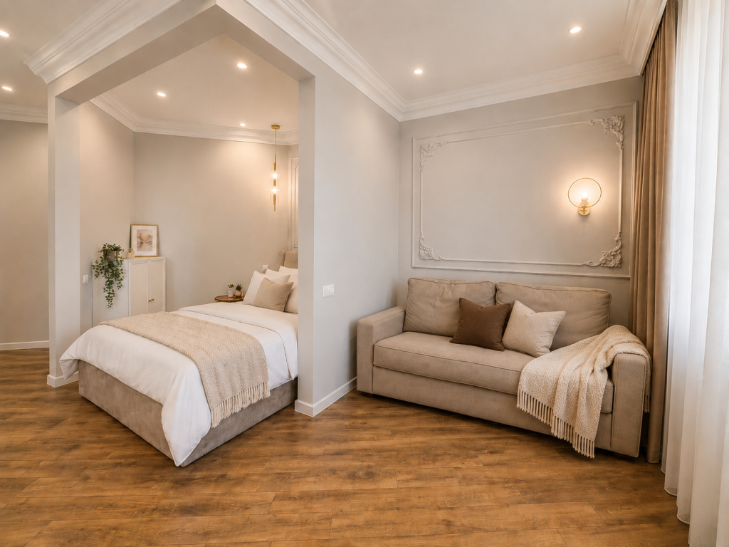 Апартаменты 1к. квартира 45м² с видом на озеро Кабан — фото